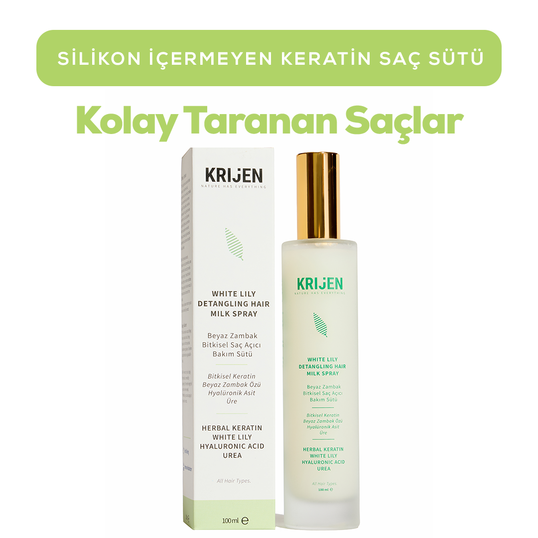 Beyaz Zambak Kolay Tarama Sağlayan Bitkisel Keratin Sütü | Hyaluronik Asit + Pentavitin