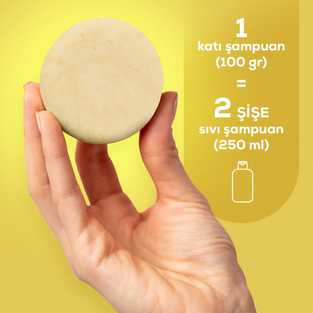 Hassas Cilt & Bebek Katı Şampuanı 100 Gr | Aynısefa Yağı + Papatya Özü + Zeytinyağı