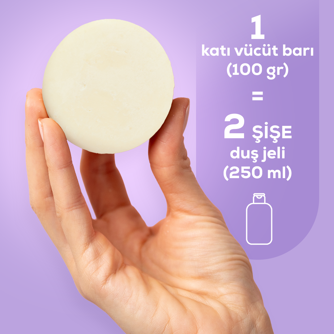 Nemlendirici Etkili Allantoin & Aloe Vera Yüz ve Vücut Temizleme Barı | Nar Çekirdeği Yağı + Ylang Ylang Yağı