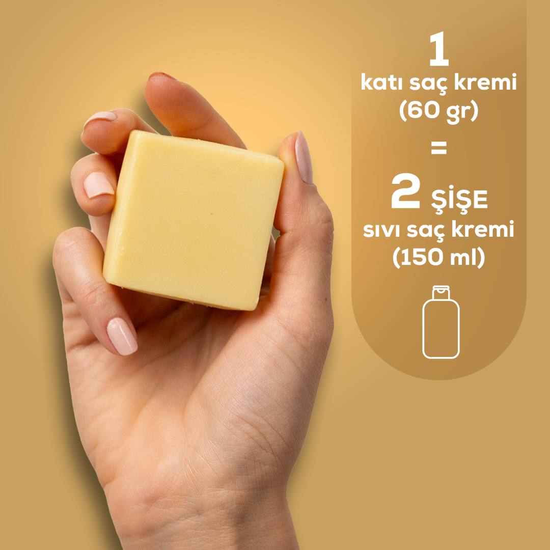 At Kestanesi & Bıttım Katı Saç Kremi | Squalane + E Vitamini + Panthenol