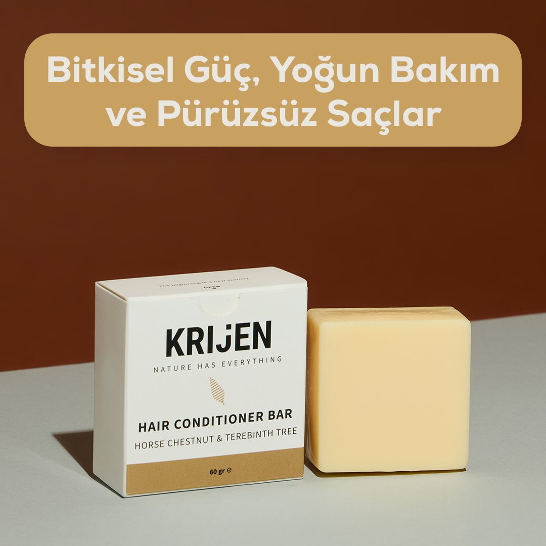 At Kestanesi & Bıttım Katı Saç Kremi | Squalane + E Vitamini + Panthenol