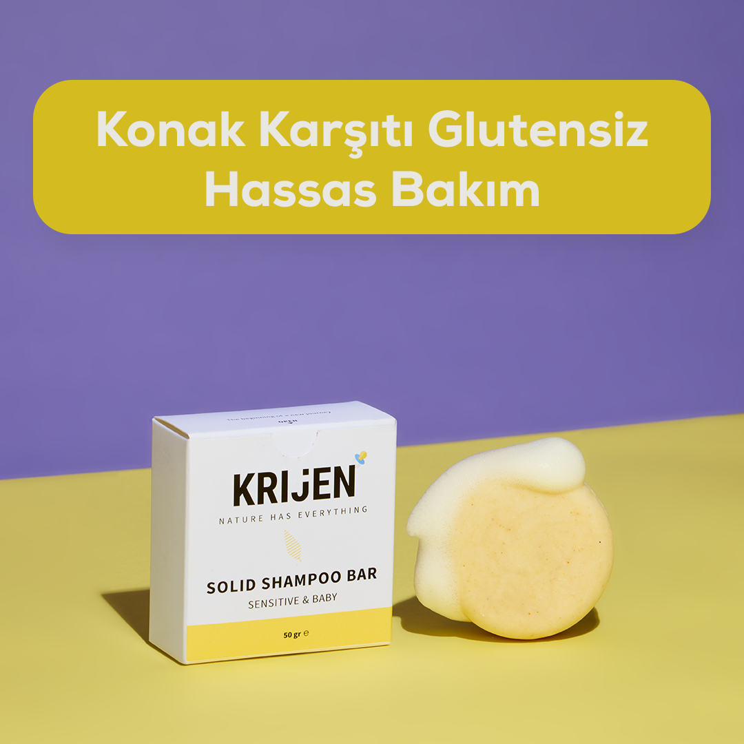 Hassas Cilt & Bebek Katı Şampuanı 50 Gr - Deneme Boy
