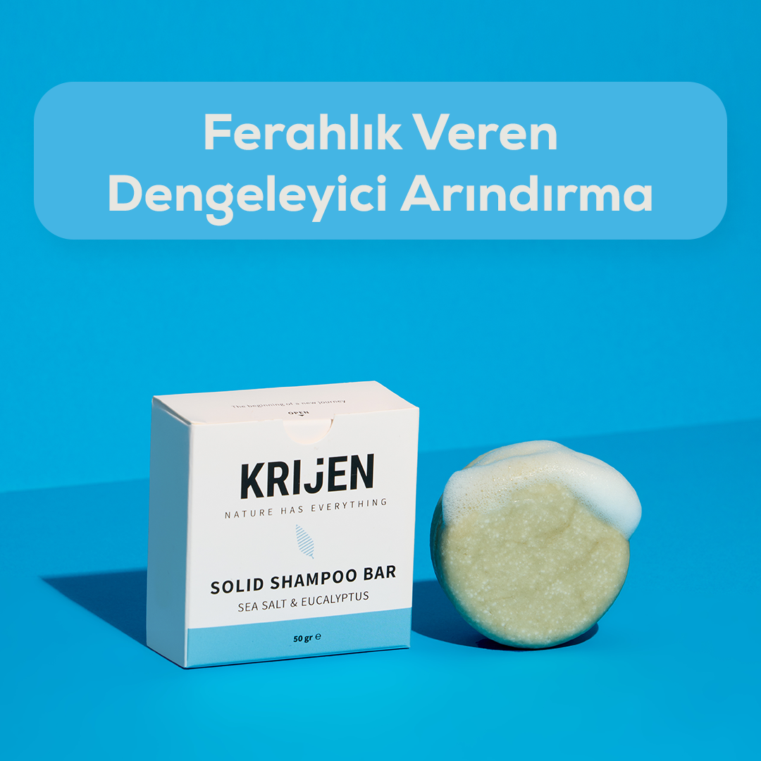 Deniz Tuzu & Okaliptus Katı Şampuan 50 Gr - Deneme Boy