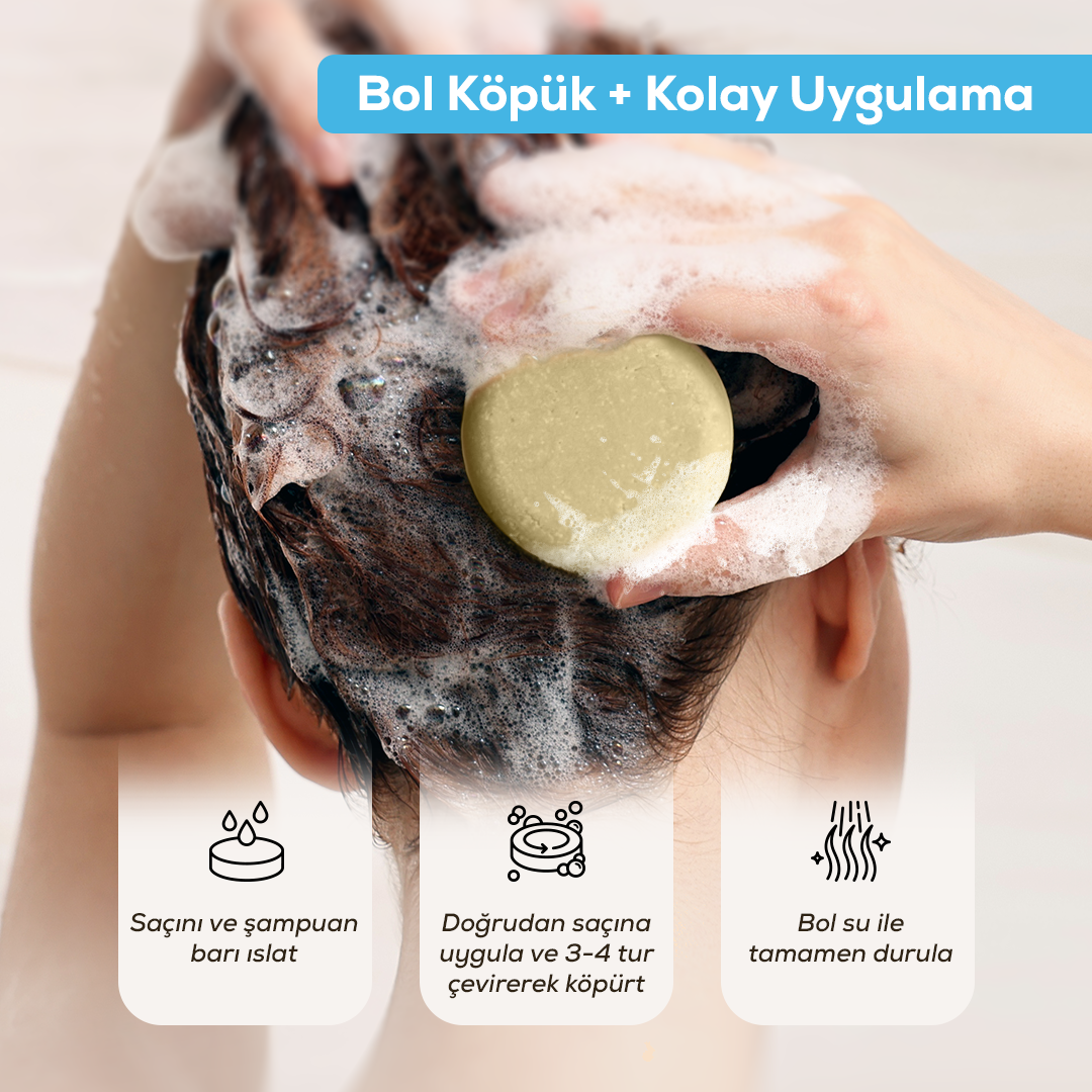 Deniz Tuzu & Okaliptus Katı Şampuan 100 Gr | E Vitamini + Panthenol