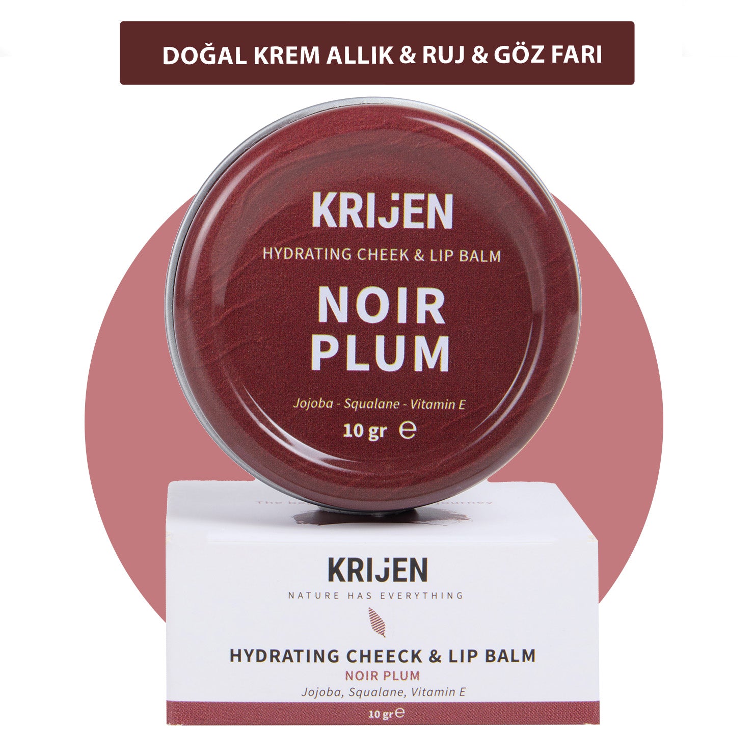 NOIR PLUM Mürdüm Renkli Dudak & Yanak Balmı 10 Gr