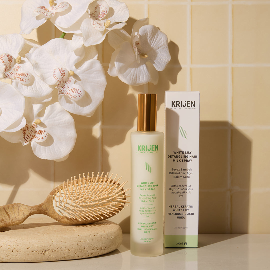 Beyaz Zambak - Bitkisel Kolay Tarama Sağlayan Keratin Sütü | Hyaluronik Asit + Pentavitin + Üre