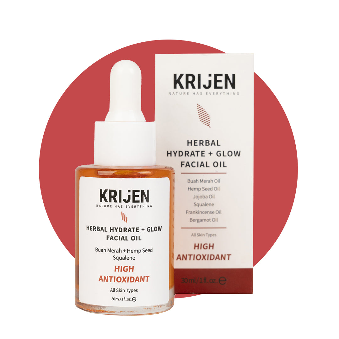 Buah Merah + Squalane Nemlendirici Yüz Bakım Yağı | Kenevir Tohumu Yağı + Akgünlük Yağı + Bergamot Yağı