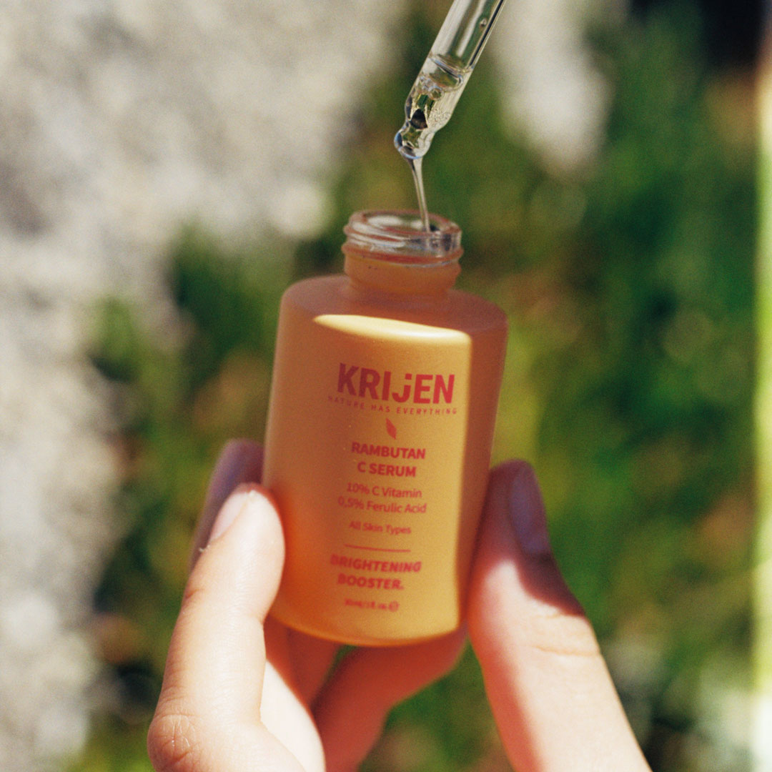 Rambutan C Vitamin & Ferulik Asit Canlandırıcı Serum | Bitkisel Retinol + Hyaluronik Asit