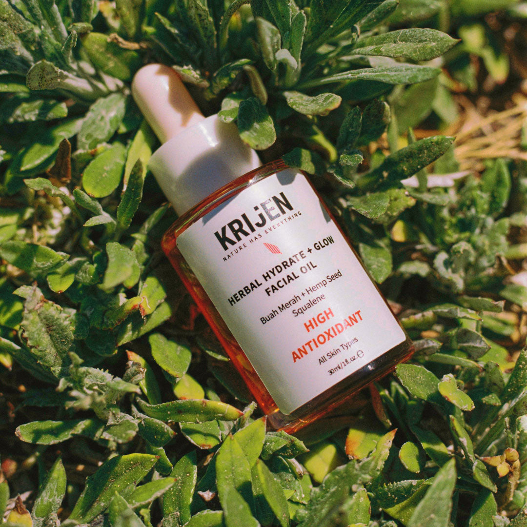 Buah Merah + Squalane Nemlendirici Yüz Bakım Yağı | Kenevir Tohumu Yağı + Akgünlük Yağı + Bergamot Yağı