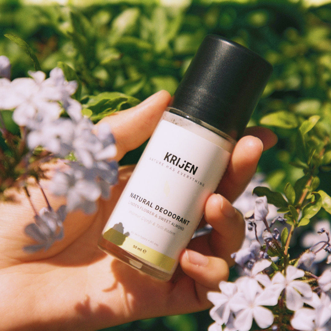 Ihlamur Çiçeği & Tatlı Badem Roll-On Deodorant | Aluminyum İçermez + Mineral + Doğal Yağlar