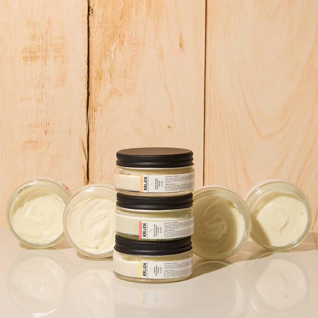Ihlamur Çiçeği & Üzüm Çekirdeği Krem Deodorant | Aluminyum İçermez + Mineral + Doğal Yağlar