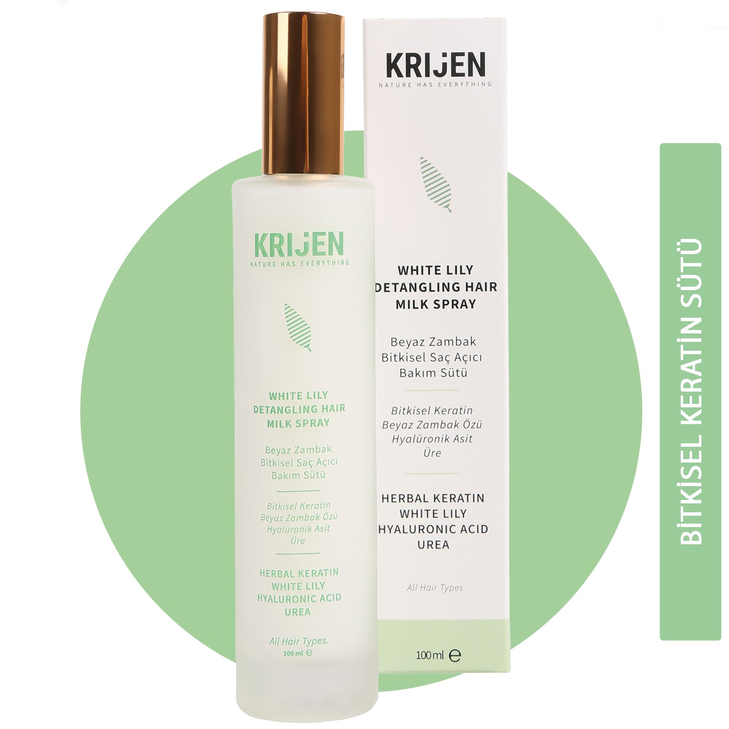 Beyaz Zambak Kolay Tarama Sağlayan Bitkisel Keratin Sütü | Hyaluronik Asit + Pentavitin