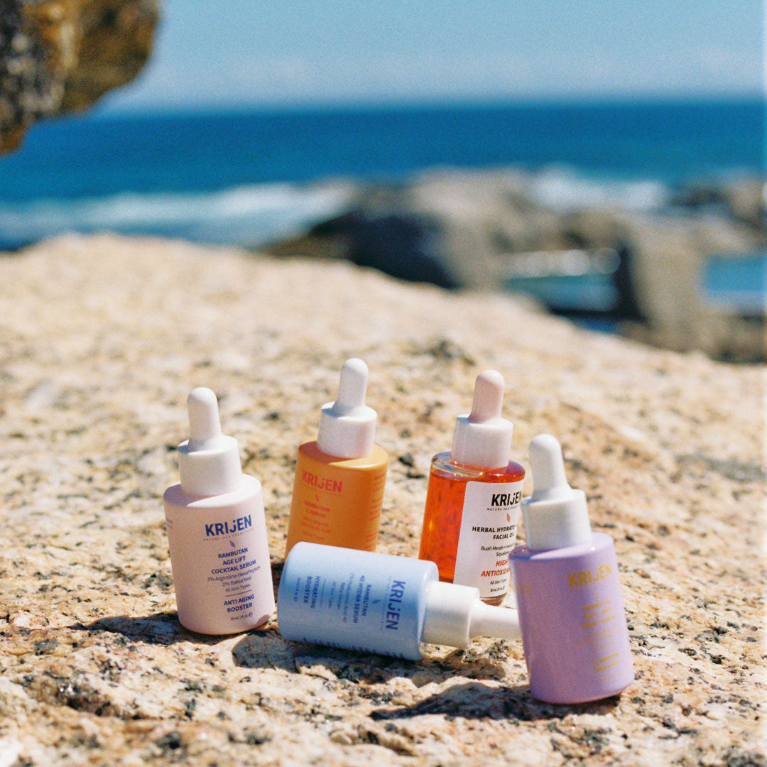 Rambutan C Vitamin & Ferulik Asit Canlandırıcı Serum | Bitkisel Retinol + Hyaluronik Asit