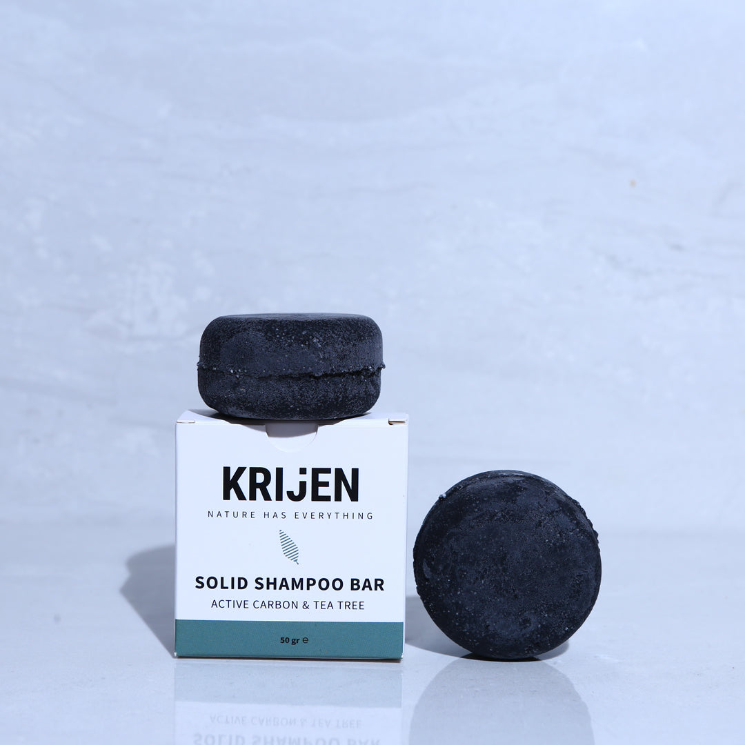 Aktif Karbon & Çay Ağacı Katı Şampuanı 50 Gr - Deneme Boy