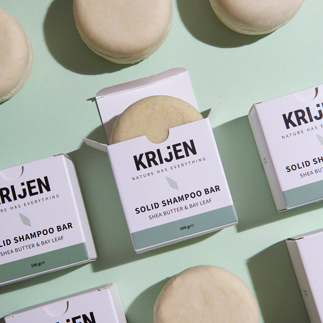 Shea Butter & Defne Katı Şampuan 100 Gr| Panthenol + Doğal Yağlar