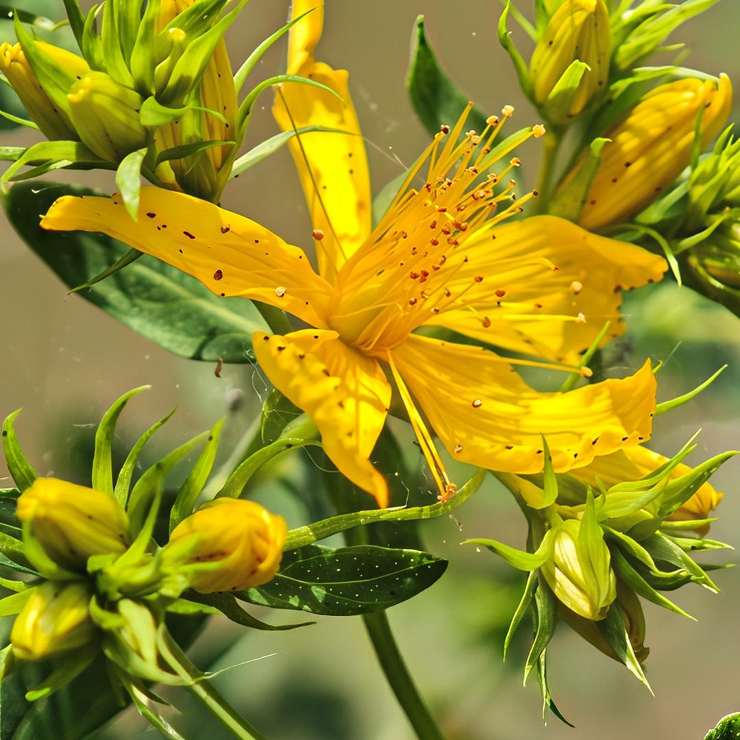 Güneş Bitkisi Sarı Kantaron Çiçeği | Doğal Kantaron Yağı