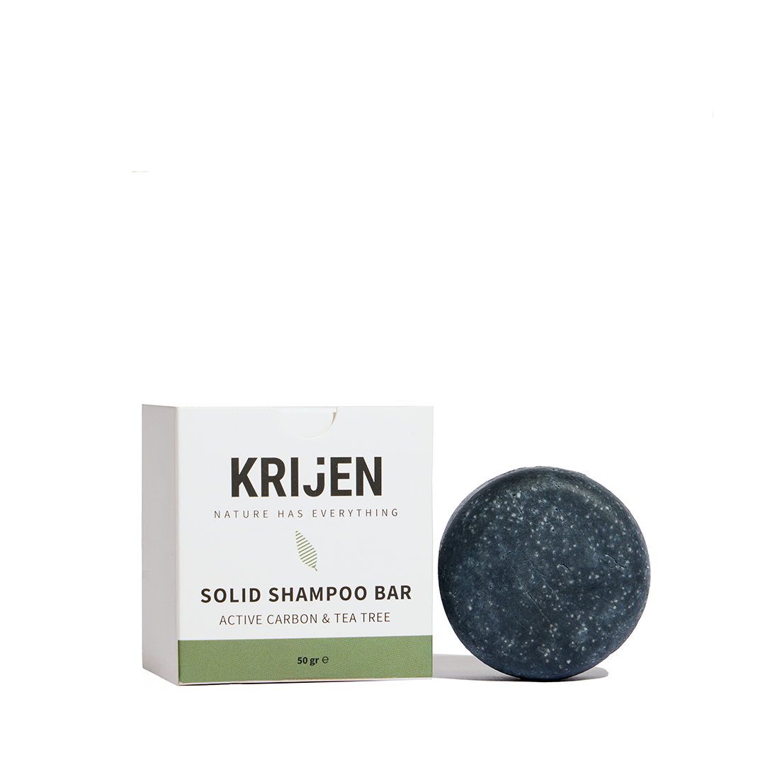Aktif Karbon & Çay Ağacı Katı Şampuanı 50 Gr - Deneme Boy