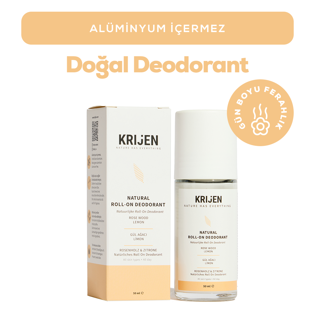 Gül Ağacı & Limon Roll-on Deodorant | Alüminyum İçermez + %100 Bitkisel