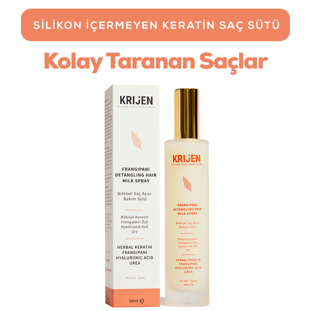 Frangipani Kolay Tarama Sağlayan Bitkisel Keratin Sütü | Hyaluronik Asit + Pentavitin