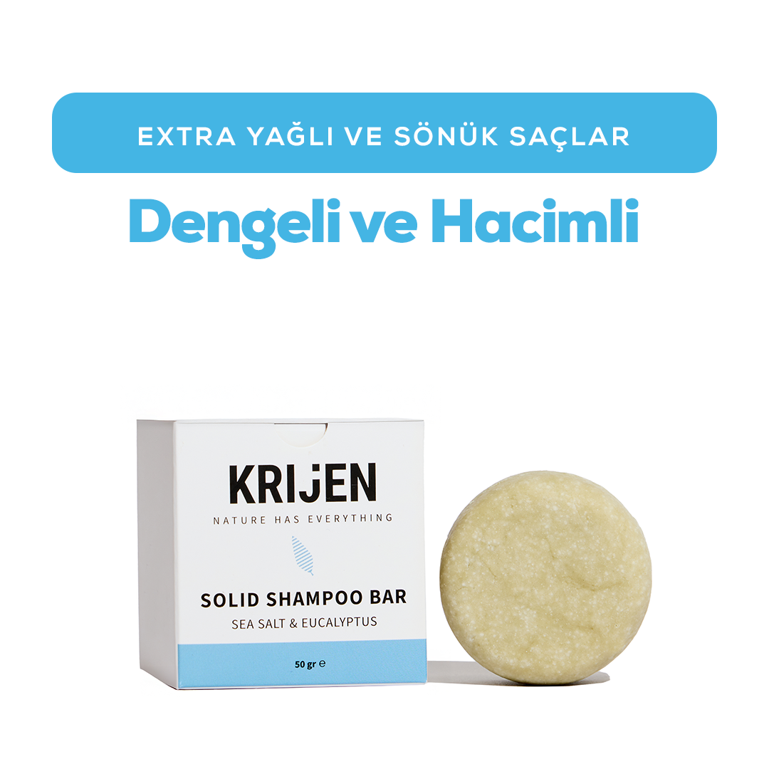 Deniz Tuzu & Okaliptus Katı Şampuan 50 Gr - Deneme Boy