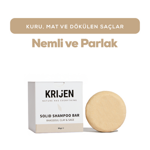 Rhassoul Kili & Adaçayı Katı Şampuan 50 Gr - Deneme Boy