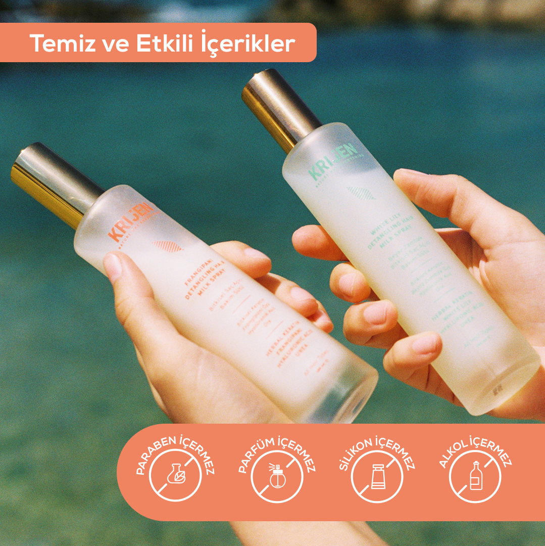 Frangipani Kolay Tarama Sağlayan Bitkisel Keratin Sütü | Hyaluronik Asit + Pentavitin