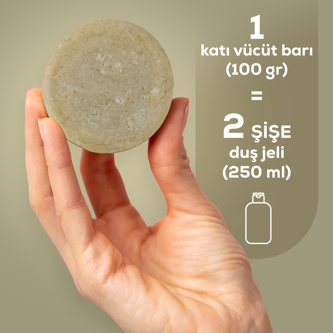 Detox Etkili Siyah Mineral & Kara Mürver Yüz ve Vücut Temizleme Barı | Karamürver Özü + Kaolin Kili