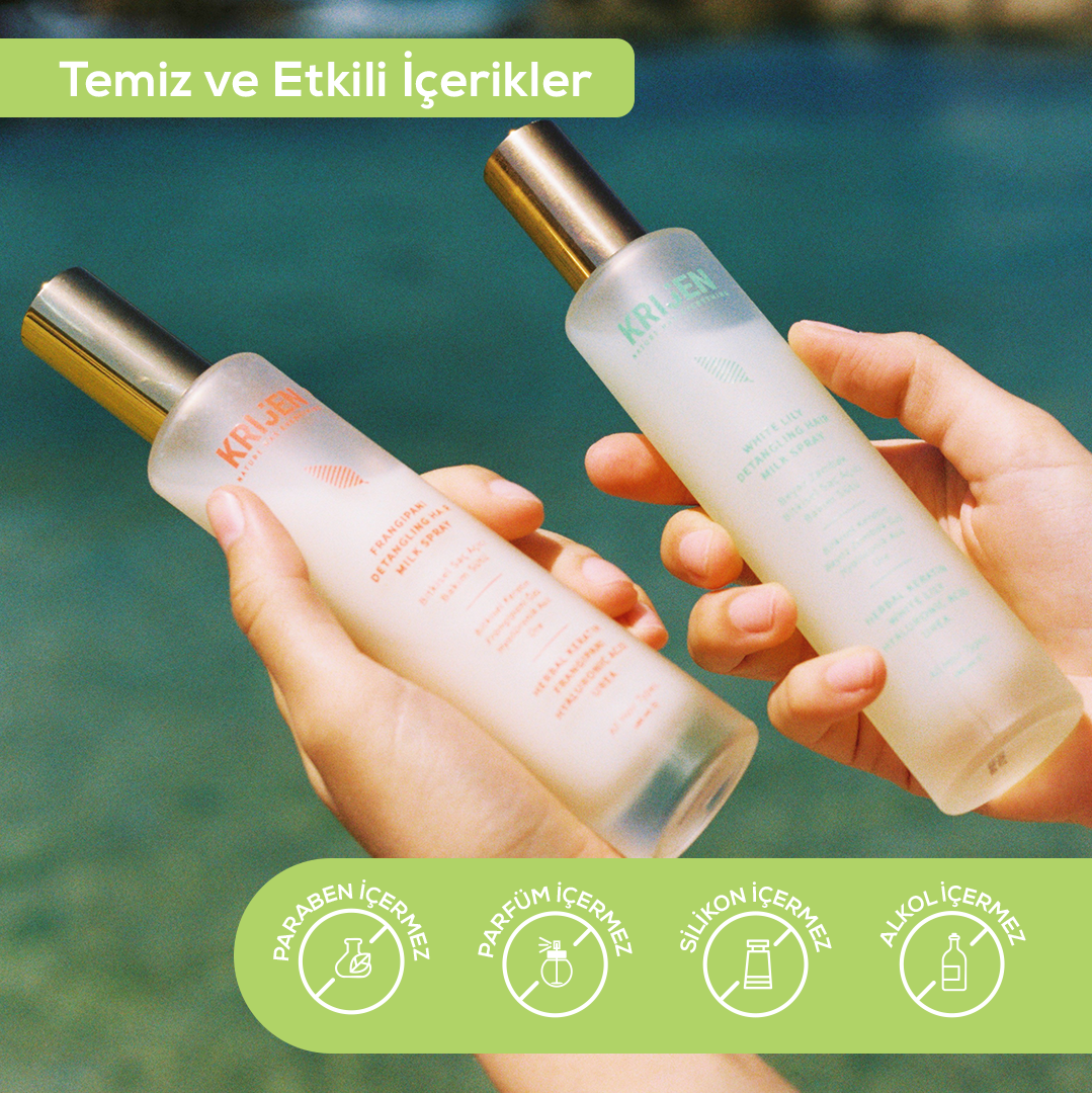 Beyaz Zambak Kolay Tarama Sağlayan Bitkisel Keratin Sütü | Hyaluronik Asit + Pentavitin