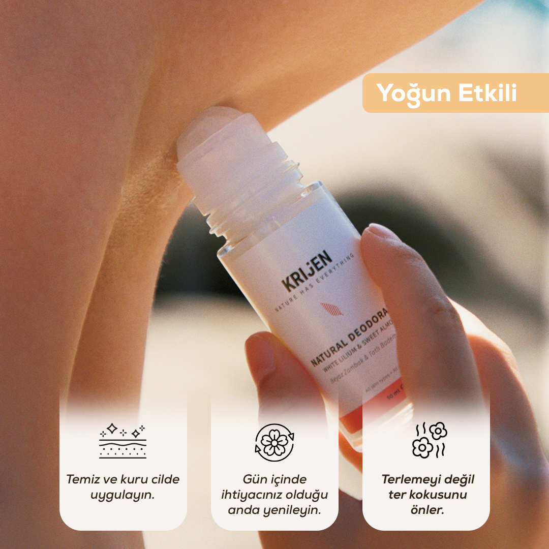 Gül Ağacı & Limon Roll-on Deodorant | Alüminyum İçermez + %100 Bitkisel
