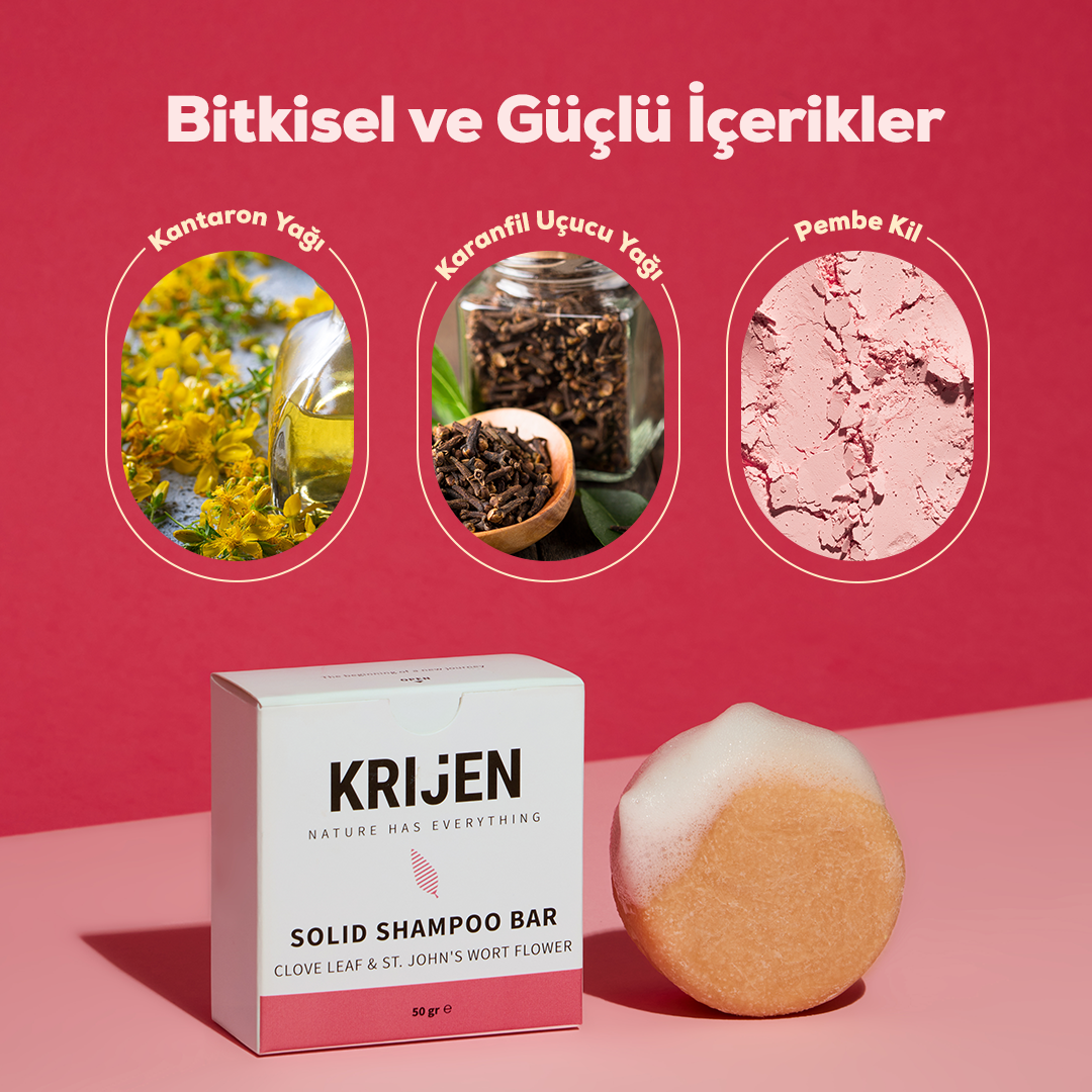 Karanfil & Kantaron Katı Şampuan 50 Gr - Deneme Boy