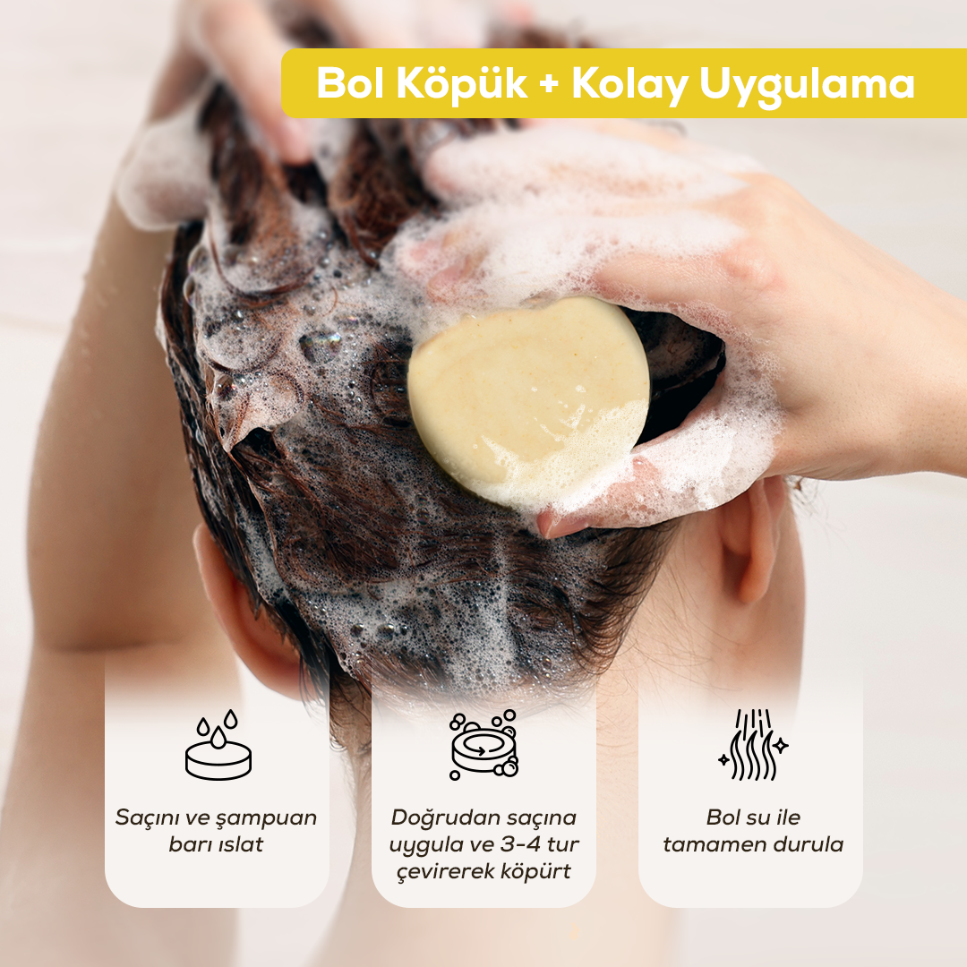 Hassas Cilt & Bebek Katı Şampuanı 50 Gr - Deneme Boy