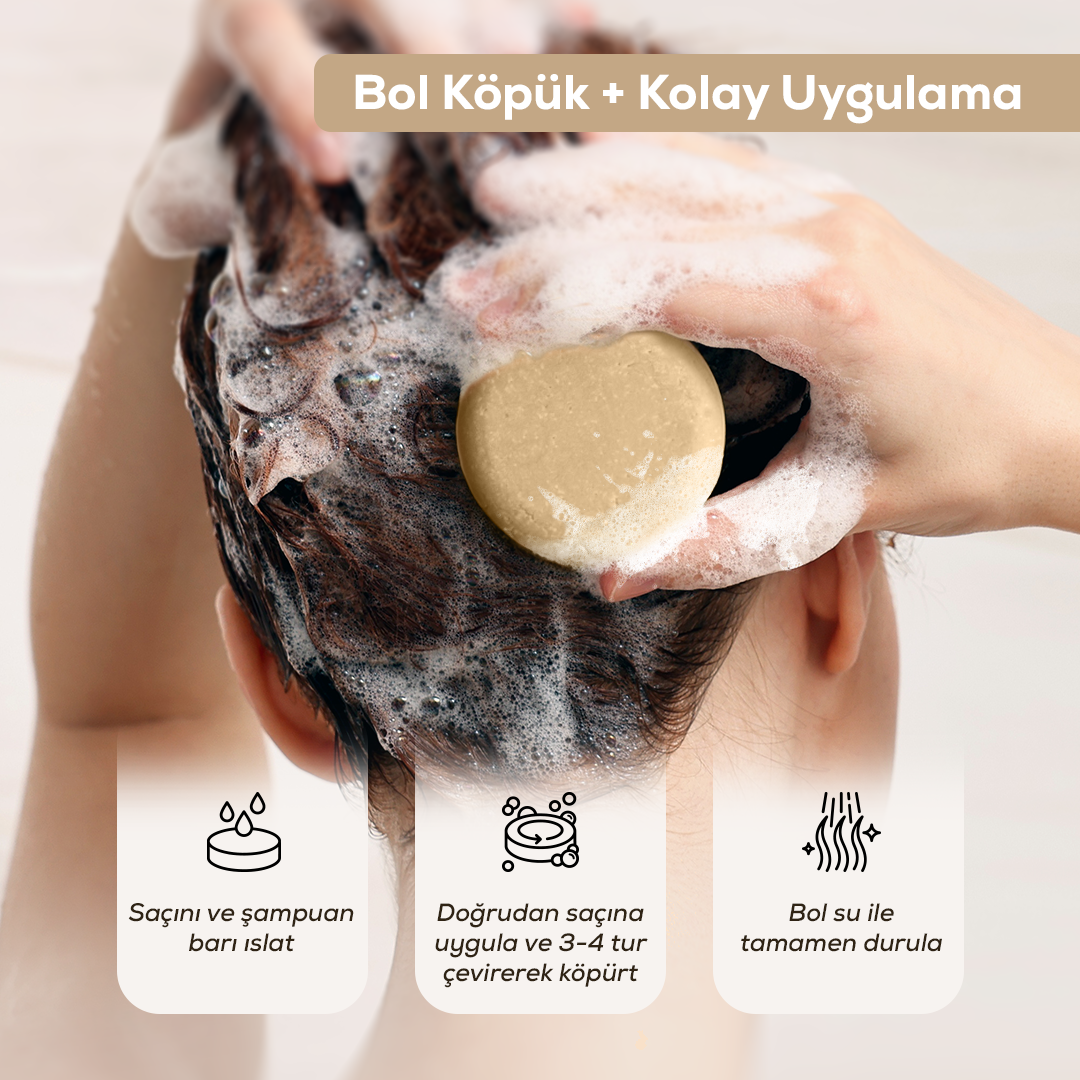 Rhassoul Kili & Adaçayı Katı Şampuan 50 Gr - Deneme Boy