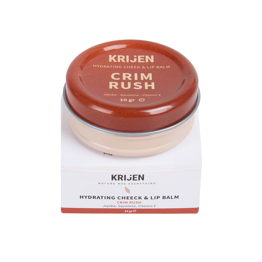 CRIM RUSH Kırmızı Renkli Dudak & Yanak Balmı 10 Gr