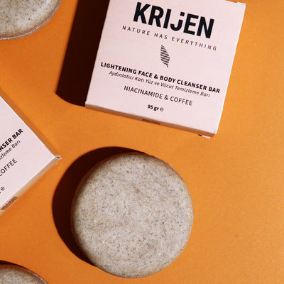 Aydınlatıcı Etkili Niacinamide & Kahve Yüz ve Vücut Temizleme Barı 95 Gr